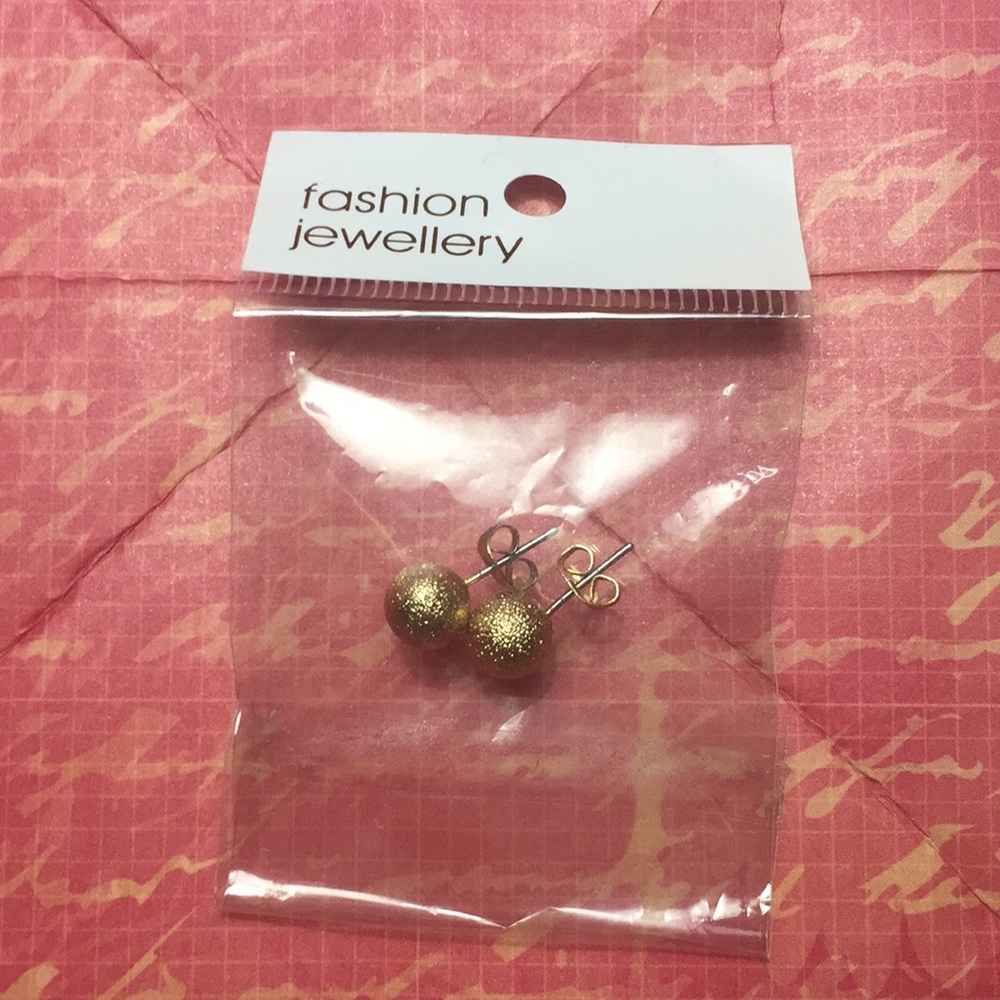 ✨BRAND NEW✨ Golden Ball Earrings